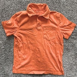 Gap Kids vintage orange short sleeved polo shirt size s (6-7)